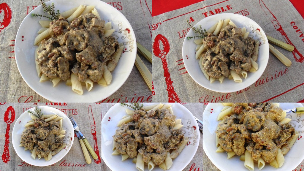 Chicken livers on pasta Pasta with a chicken liver sauce Chicken livers on pasta 1024x576