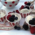 ice-cream with berries