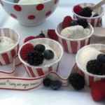 ice-cream with berries