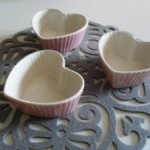 heartshaped ramekins