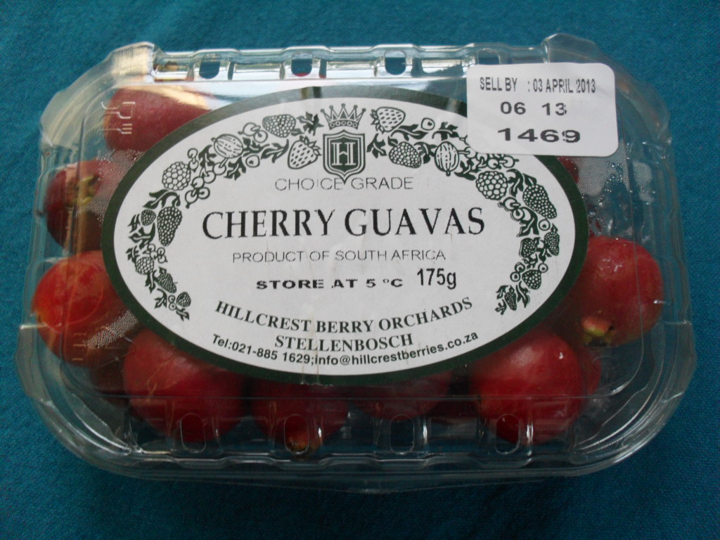 In my kitchen in April 2013 cherry guavas 1